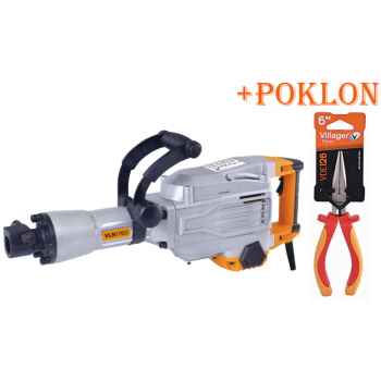 Villager električni čekić za štemovanje 1700 W VLN 1760 + POKLON Villager klešta špicasta 160 mm VDE 126 Villager električni čekić za štemovanje 1700 W VLN 1760 + POKLON Villager klešta špicasta 160 mm VDE 126